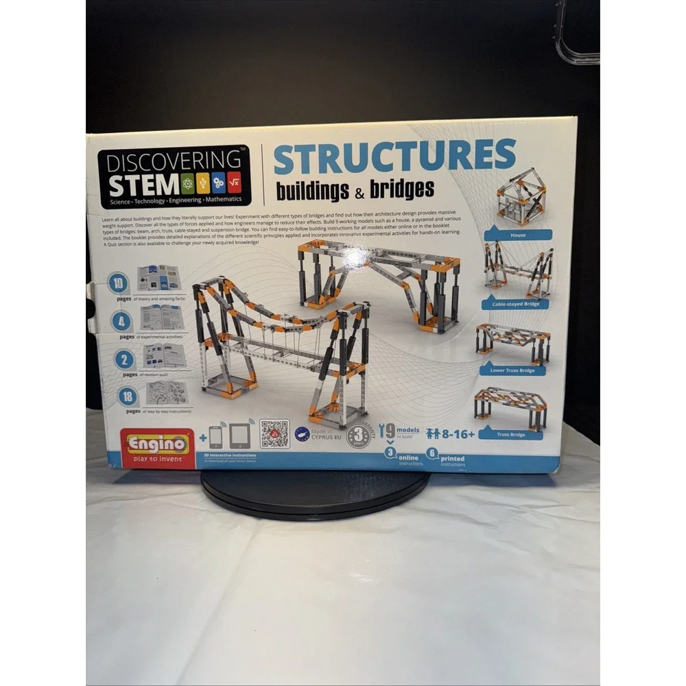 Engino Discovering STEM‎ Structures Buildings & Bridges Kit